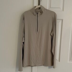 Vuori Men's Beige Long Sleeve Shirt worn once!!!!!!!